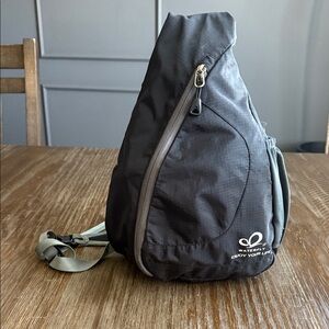 Black Sling Bag for Men